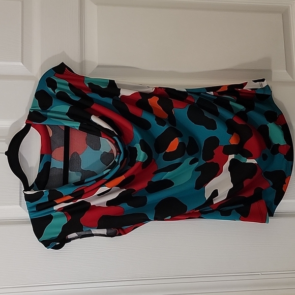 Worthington Multicolor Tank Top Size Petite Large - Picture 1 of 4